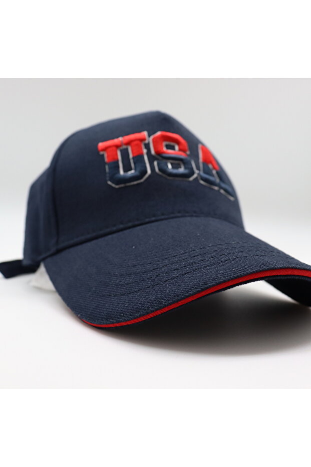 قبعة أمريكية منقوشة - 1