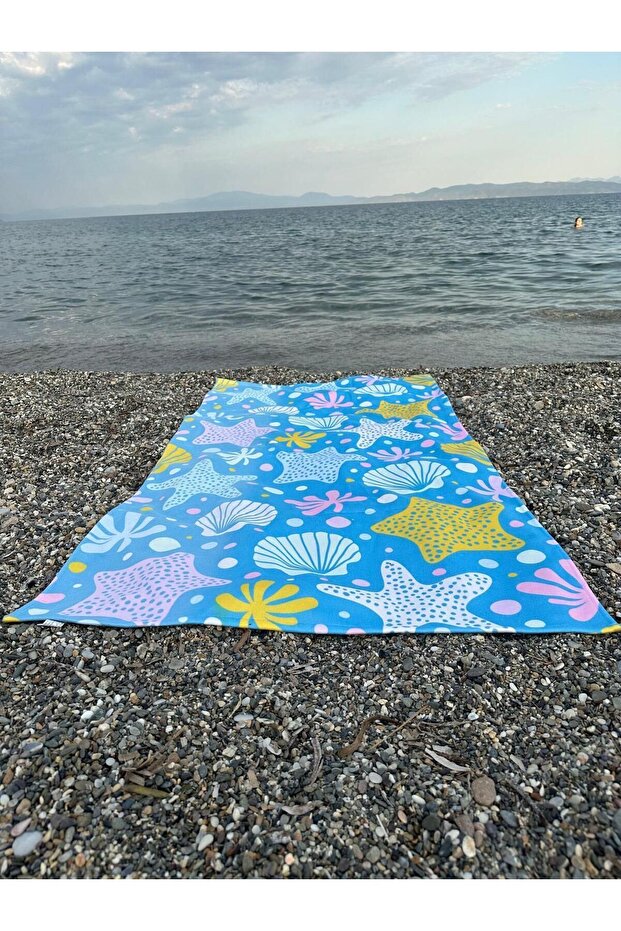 Printed Beach Towel - 2