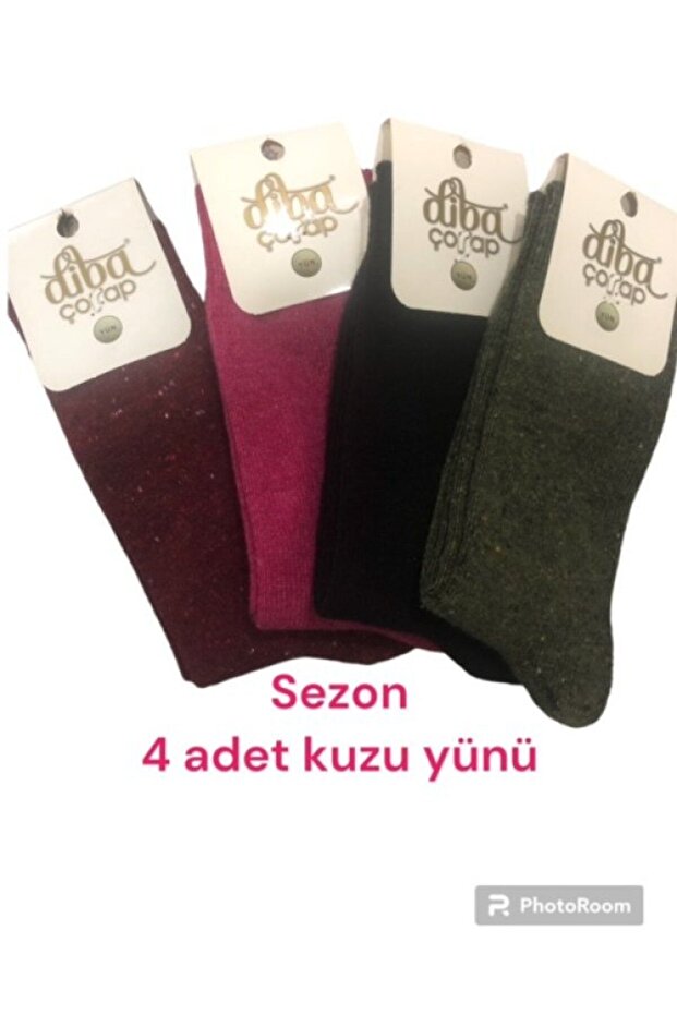 Yün Çorap 4'lü - 1