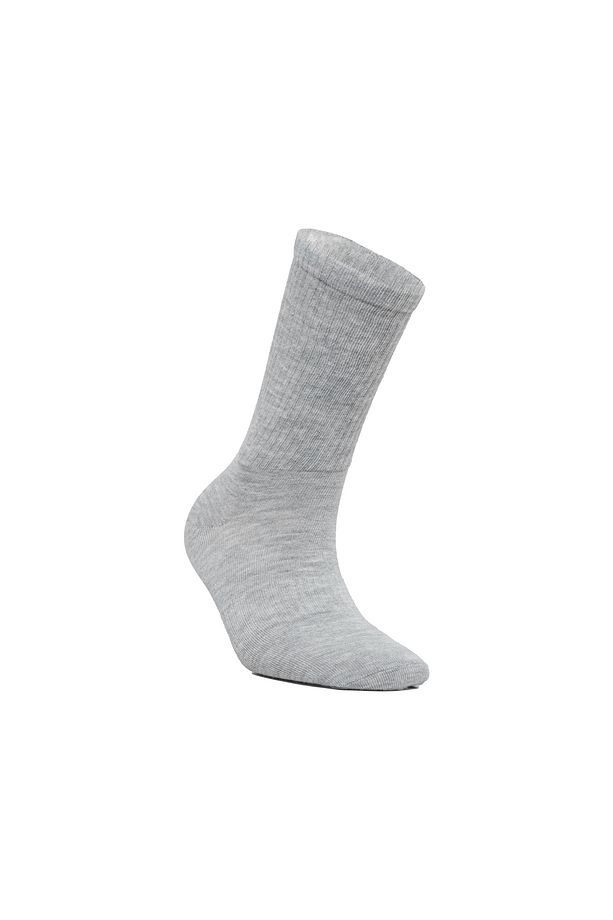 Cloud Socks - Uzun Konç Spor Çorap Gri 3 Çift - 3