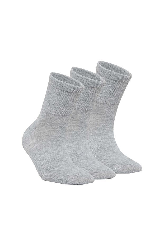 Cloud Socks - جوارب رياضية قصيرة باللون الرمادي 3 أزواج