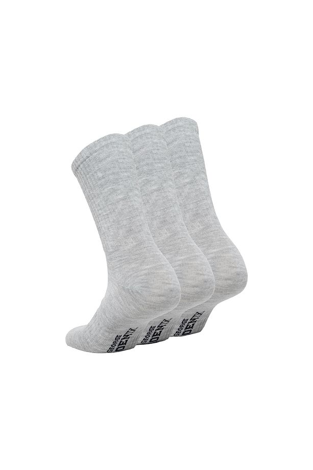 Cloud Socks - Uzun Konç Spor Çorap Gri 3 Çift - 2