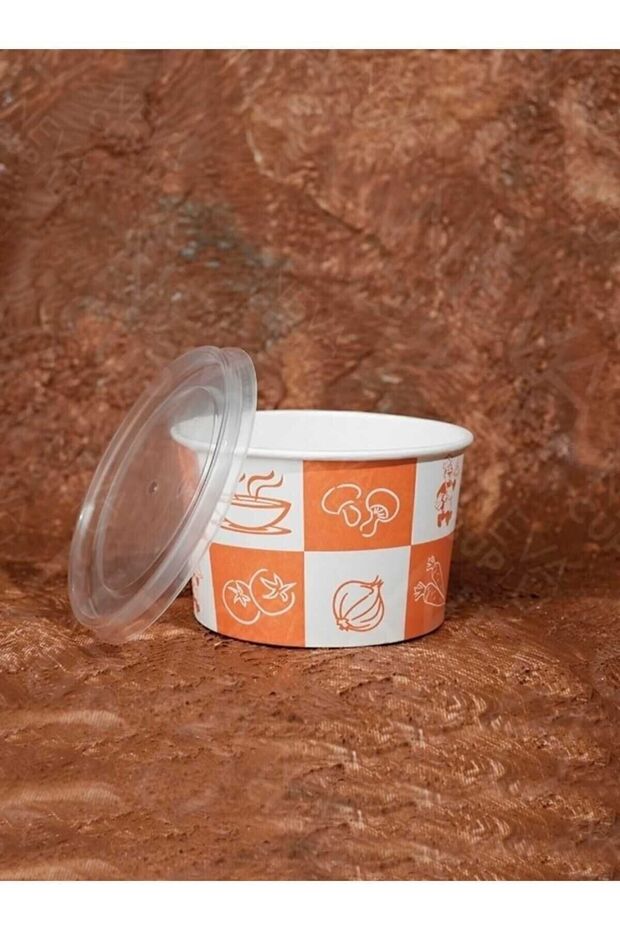 Kapaklı Aşure Kasesi 25'li. - 2