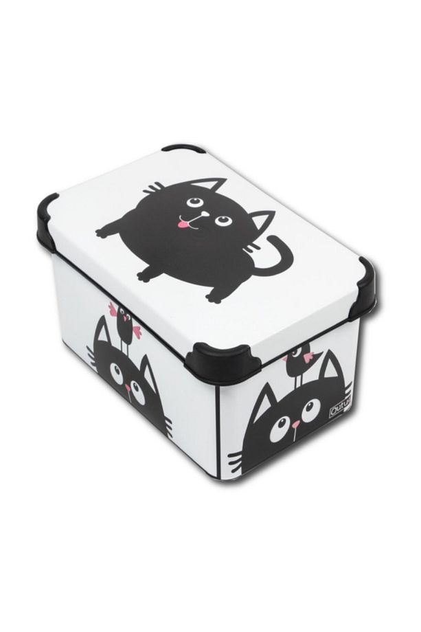 Style Box Meow Desenli 5 L Dekoratif Saklama Kutusu - 2
