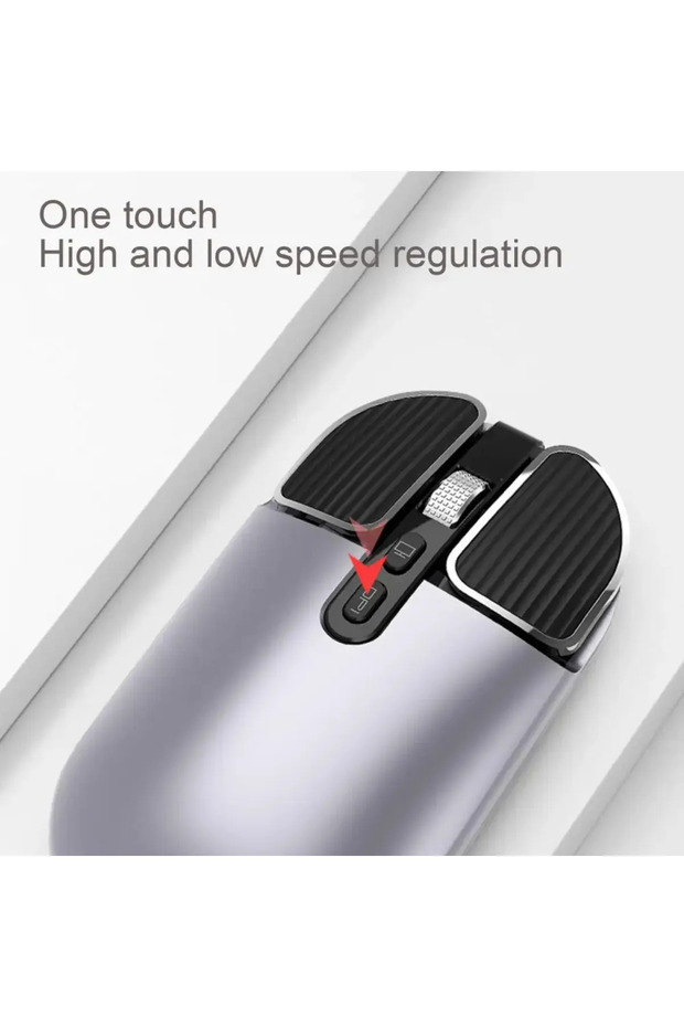 iPad - Macbook Windows Uyumlu Kablosuz , Çift Modlu Taşınabilir Ayarlanabilir DPI Bluetooth Mouse - 7