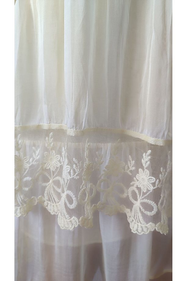 İtalyan Sarı, Helen Elbise, Dantelli Elbise, Astarlı Askılı Ipek Elbise, Bride Elbise, Shine Elbise - 3