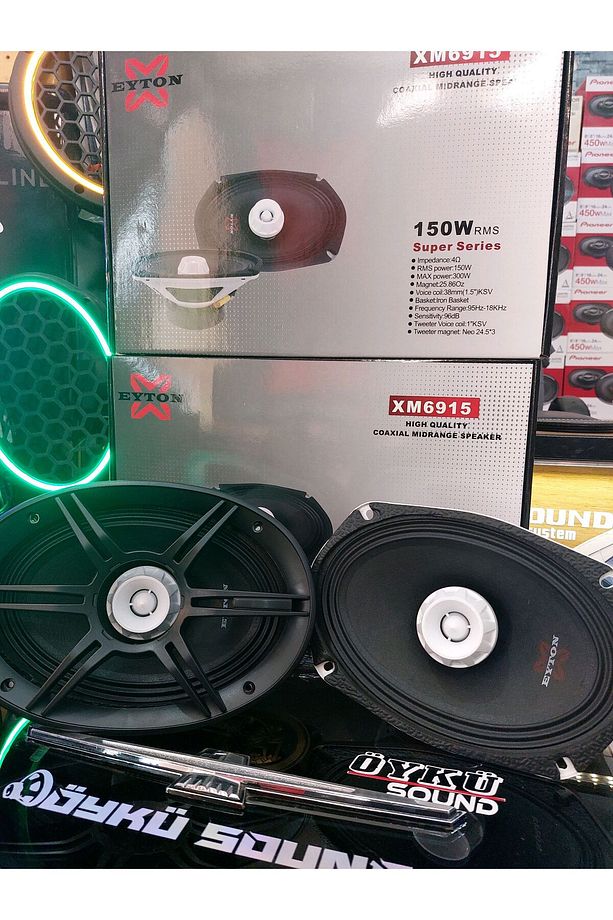 OVAL MİDRANGE KENDİNDEN TWETERLİ MODEL 6X9 85LİK - 1