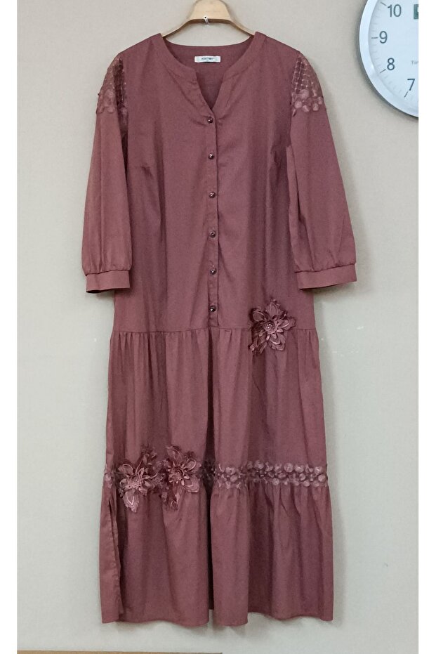 Long Plus Size Dress - 1