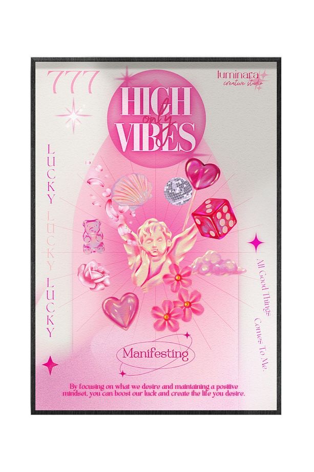 Luminara Studio X High Vibes Only 777 Poster - 6