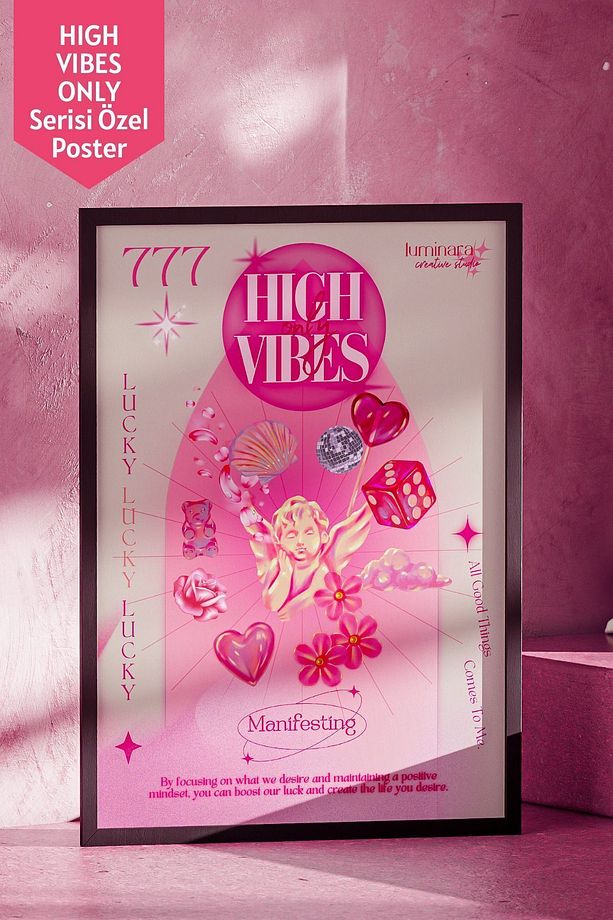 Luminara Studio X High Vibes Only 777 Poster - 1