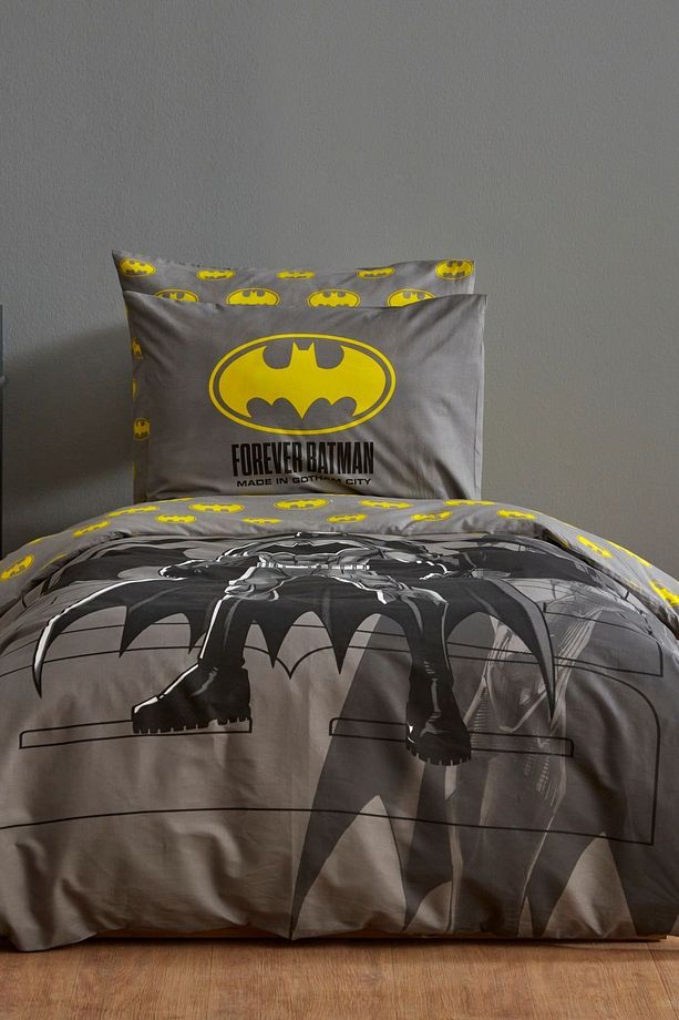 Dark Knight %100 Pamuk Tek Kişilik Nevresim Takımı - 1