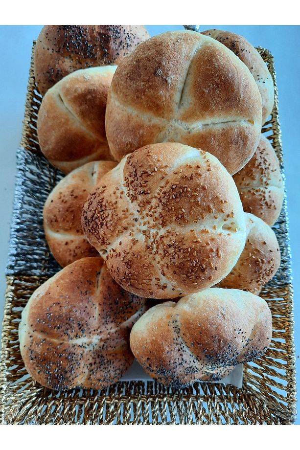 Alman Kaiserbrötchen Mini Somun 6 Adet - 1