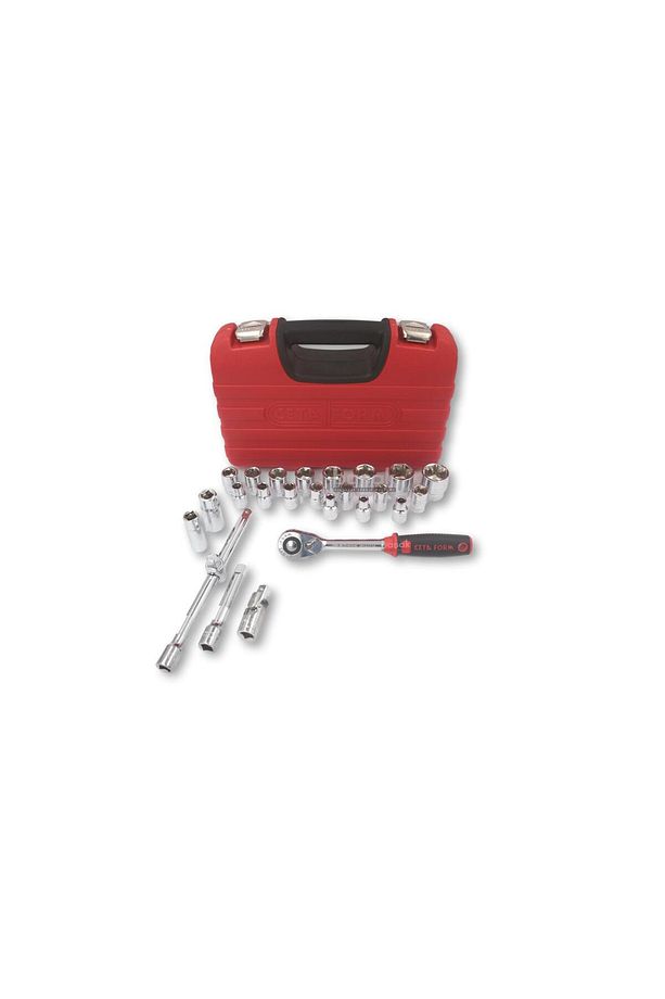 C20-25ph2 25 Parça 1/2” 6 Köşe Lokma Takımı (PLASTİK ÇANTA) - 1