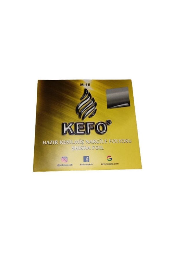 Kefo 40 Mikron Hazır Kesilmiş Nargile Folyosu Sarı Paket - 2
