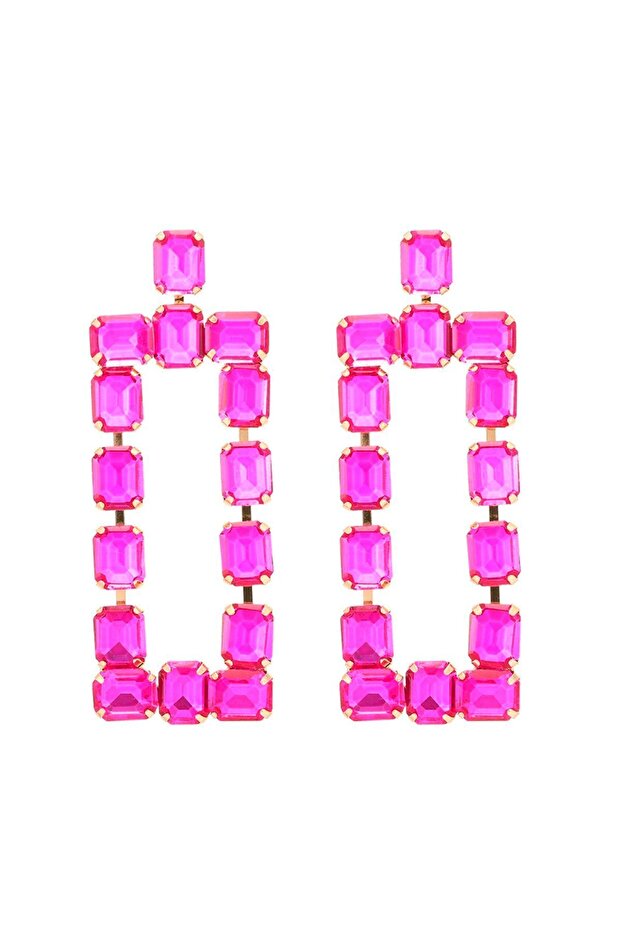 Ztech Rectangular Earring - 1