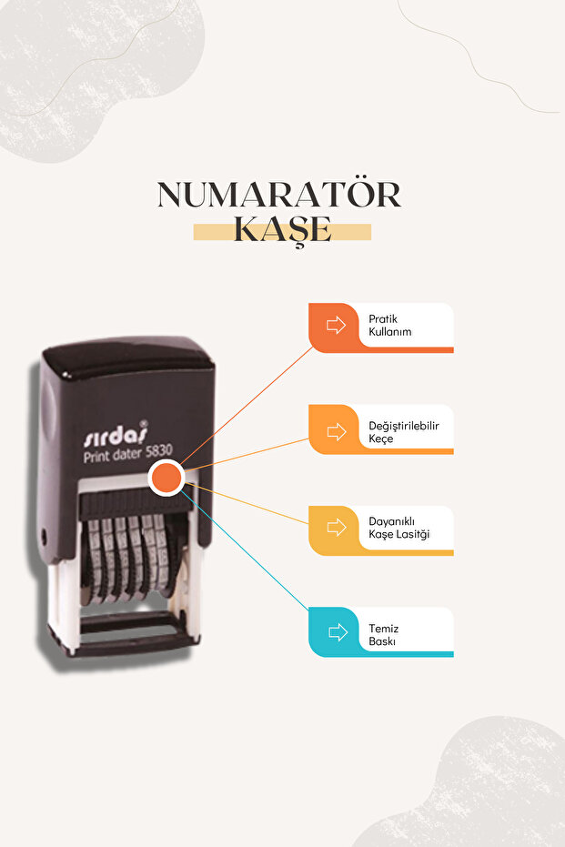 Numaratör Kaşe - 1