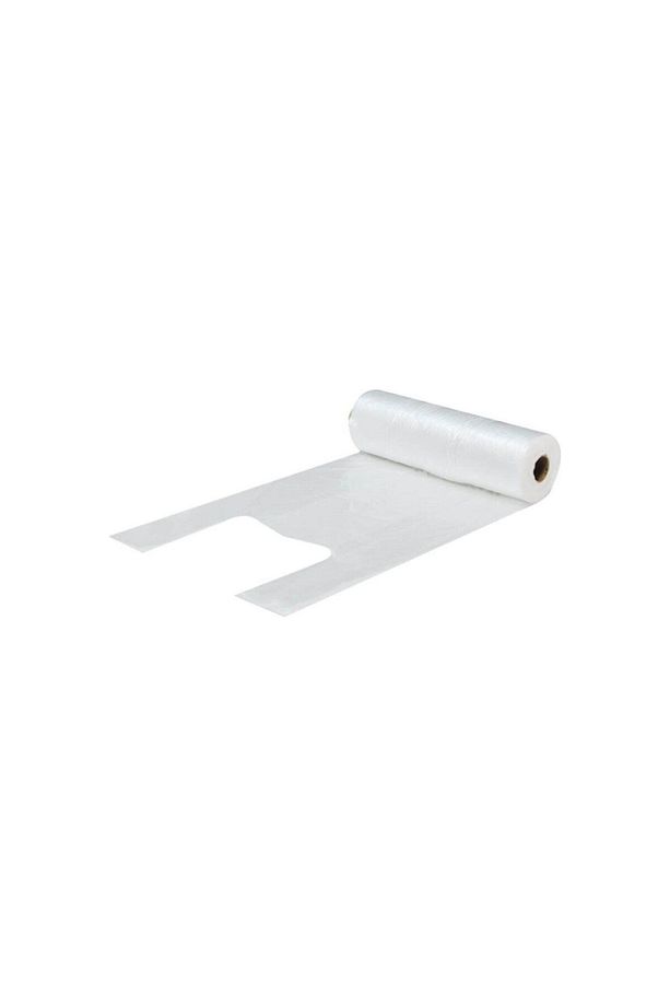 Büyük Boy Rulo Poşet Hışır Atlet Poşet 200 Adet 1 Rulo Mat Poşet 28x51 Cm - 2