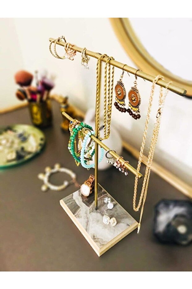 Gold Gold Jewelry Stand