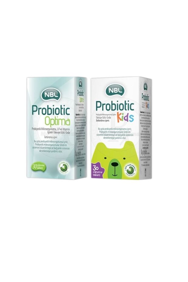 Probiotic Optima + Probiotic Kids 30 Çiğneme Tableti - 1