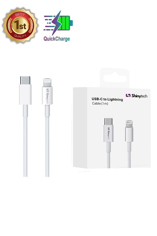 Apple Iphone Uyumlu Şarj Kablosu Usb-c To Lighting (1M) Beyaz - 1