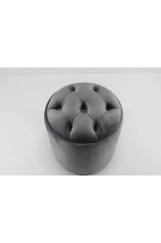 DESİN Puf Bench ,Puffy,Ayak Ucu Puf ,Ayak,Yuvarlak Puf- Makyaj Masası Pufu - 4