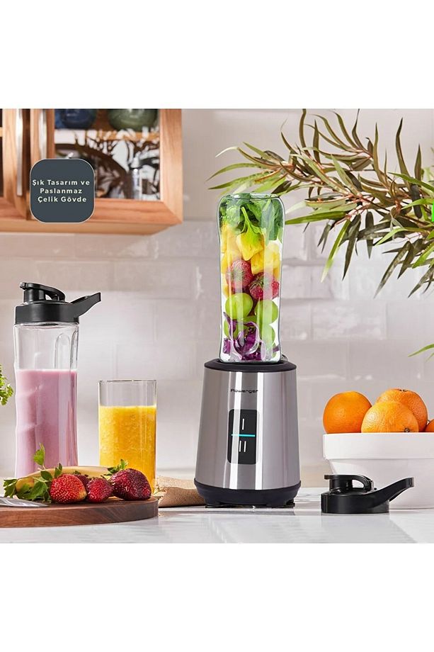 Fitmix Kişisel Smoothie Blender Kişisel Blender 600ml Meyve Sıkacağı - 6