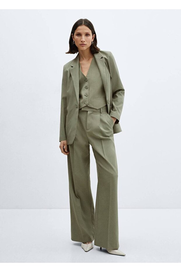 Düğmeli takım yelek - 2