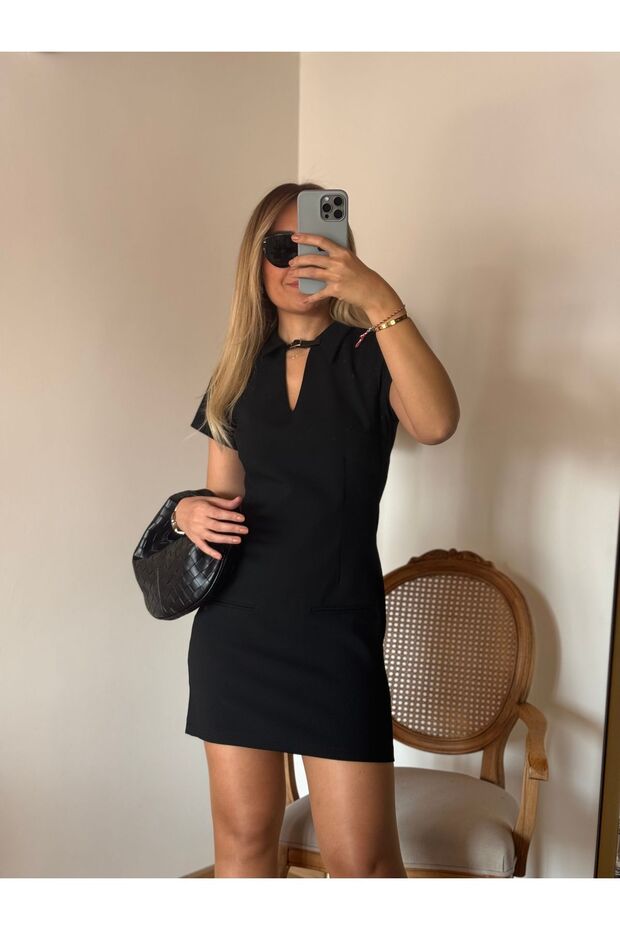 Siyah kısa elbise - 2