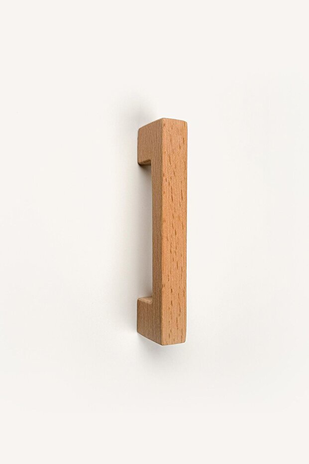 96 Mm Doğal Ahşap Kulp - 1