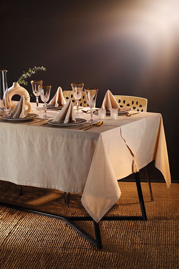 Matilda 8 Parça Masa Örtüsü Seti - 1