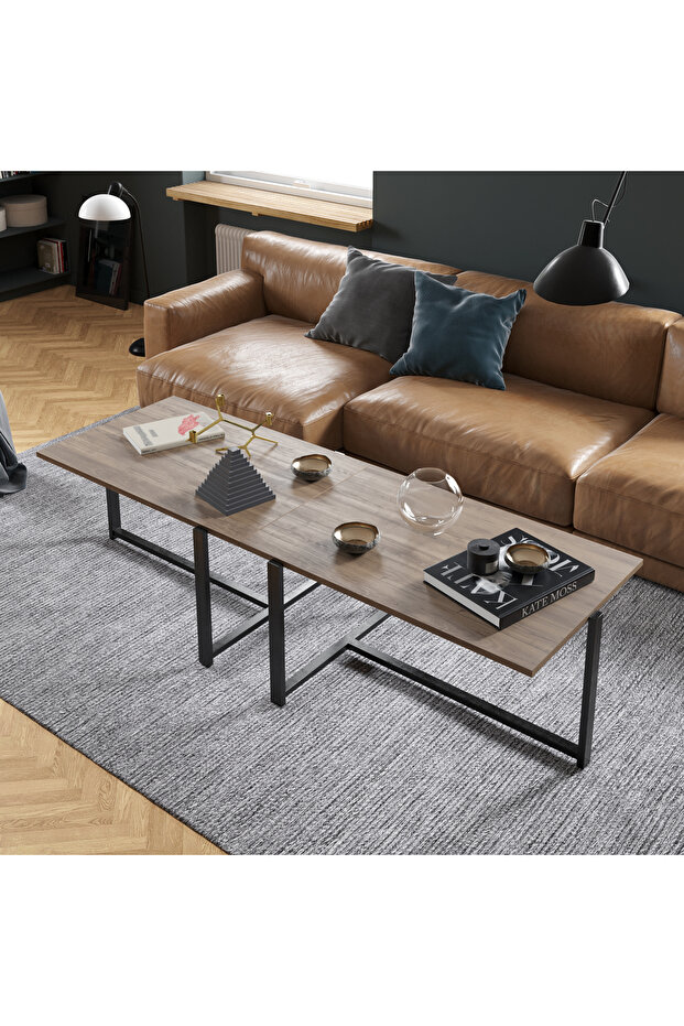 MERİDETHS ORTA SEHPA CEVİZ - 3