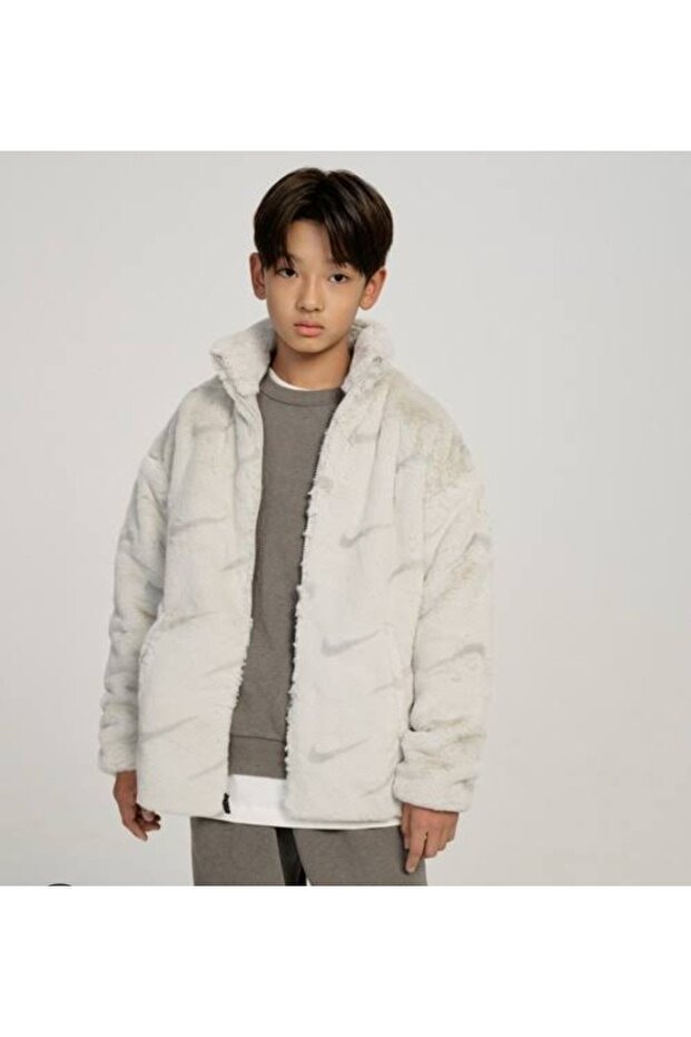 sportswear  cocuk peluş ceket - 3