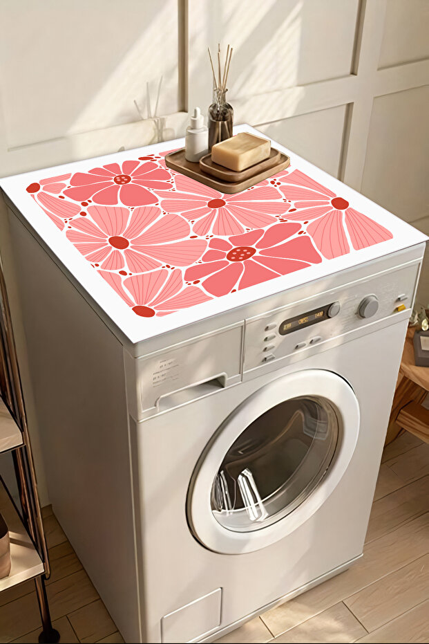 Washing Machine Dryer Cover Protection Pad Waterproof Mat Non-Slip Washable