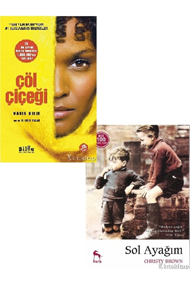Çöl Çiçeği Sol Ayağım Christy BrownWaris Dirie 2 KİTAP SET