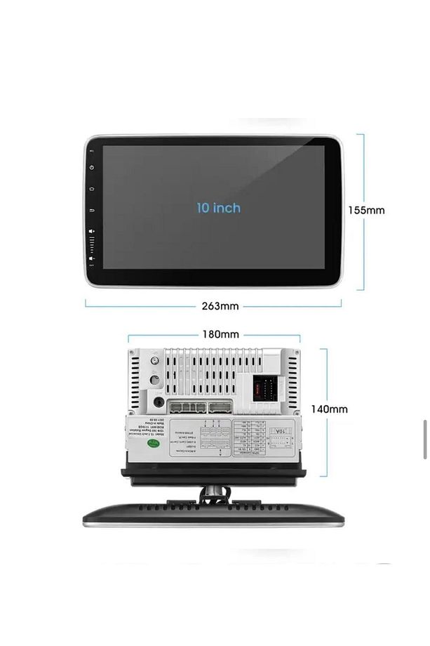 KL-3800 4/64gb Android Tek Din 10''inch Oto Araba Multimedya Teyp Car Play-usb-gps-wifi Kamera - 2