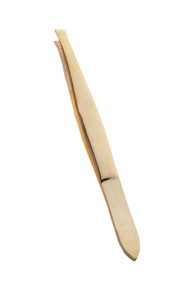 Professional Gold Color Tweezers, Eyebrow Mustache Removal Tool 03 Maqya-1448