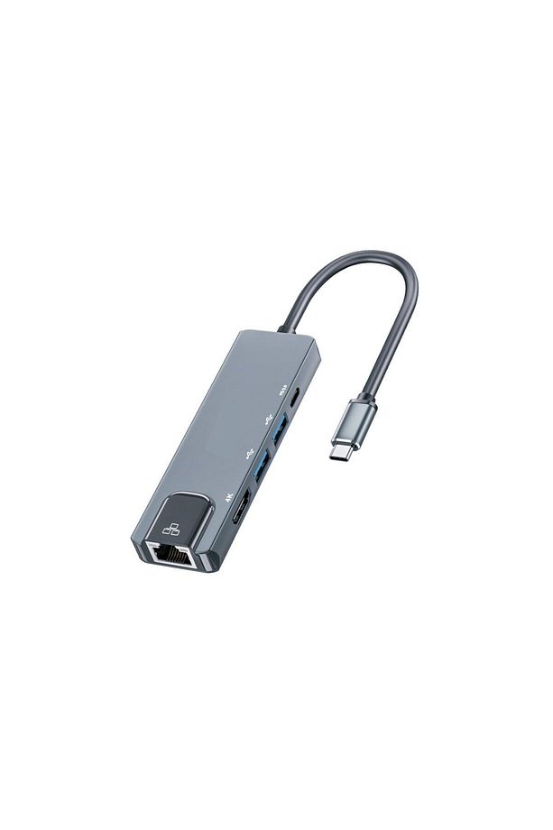 X-multidock Macbook Uyumlu Usb Type-c Hdmı Ethernet Port 5 In 1 Çoklayıcı Dönüştürücü Hub - 1