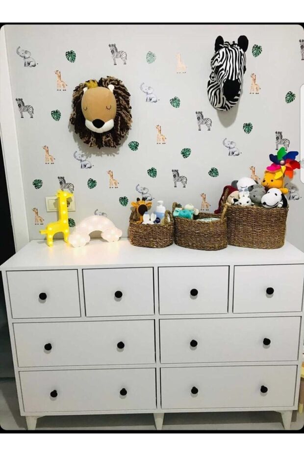 Zebra Büst Duvar Dekoru - 3