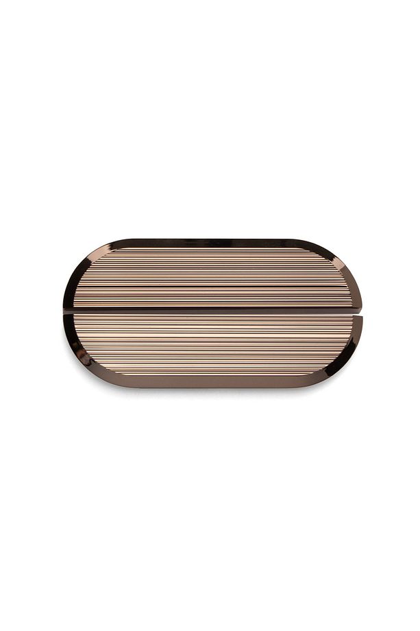 224 Mm - Rose Rengi Line/çizgili Kulp Tek Adet Yarım- Ssy9076 0224 Rs - 1