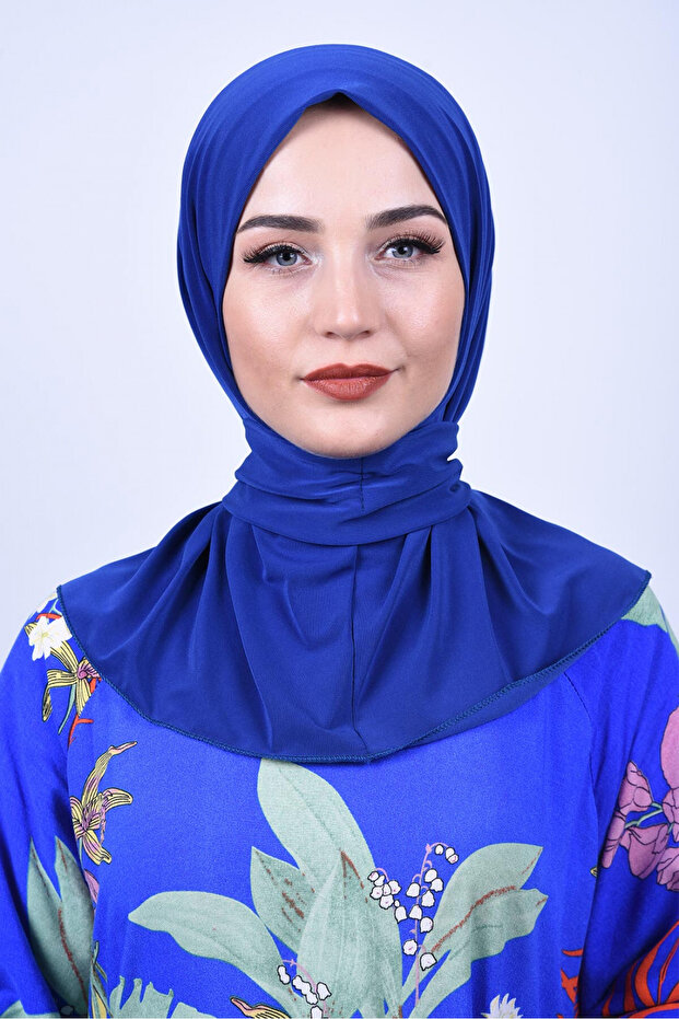 Snap Bonnet Hijab Swimsuit Top Compatible with Sea and Pool Bonnet Hijab