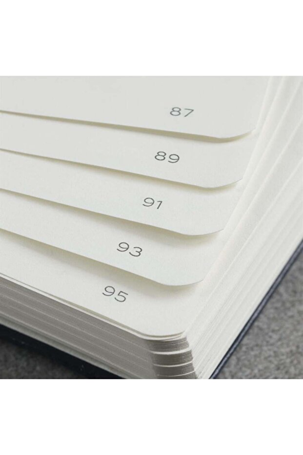 Leuchttrum 1917 Medium(A5) Yumuşak Kapak, Noktalı, 123 Numaralandırılmış Sayfa Defter Fox Red 367266 - 4