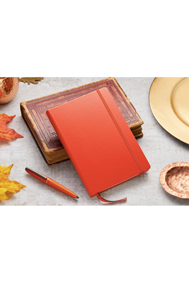 Leuchttrum 1917 Medium(A5) Yumuşak Kapak, Noktalı, 123 Numaralandırılmış Sayfa Defter Fox Red 367266 - 6