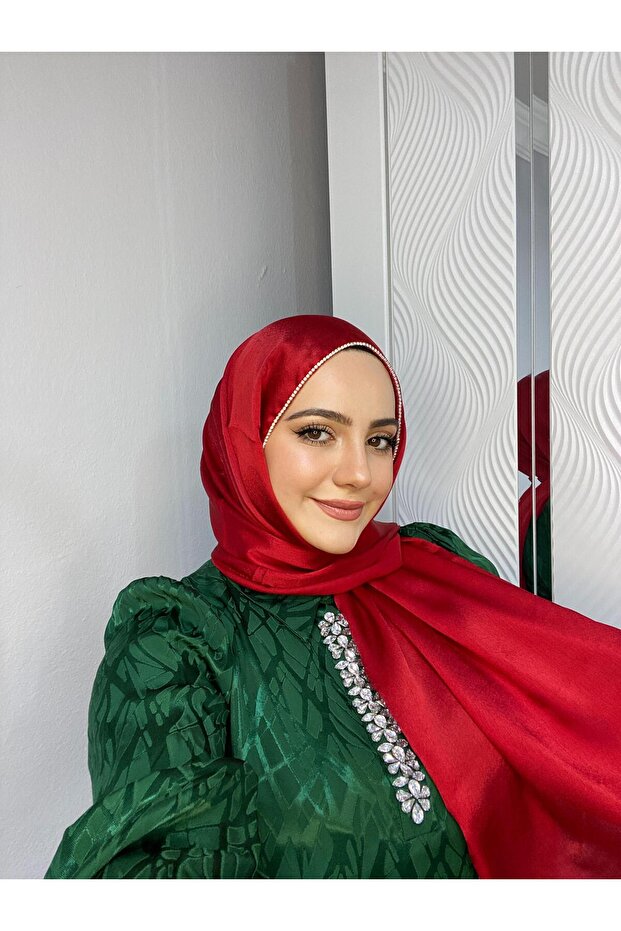 kadın tesettür taşlı şal seri devamı