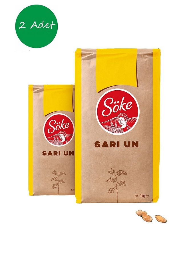 Sarı un 2 x 1 kg 2 li Set - 1