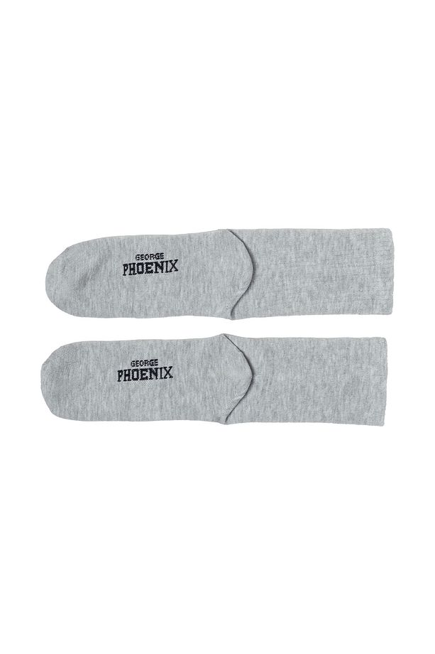 Cloud Socks - Uzun Konç Spor Çorap Gri 3 Çift - 5