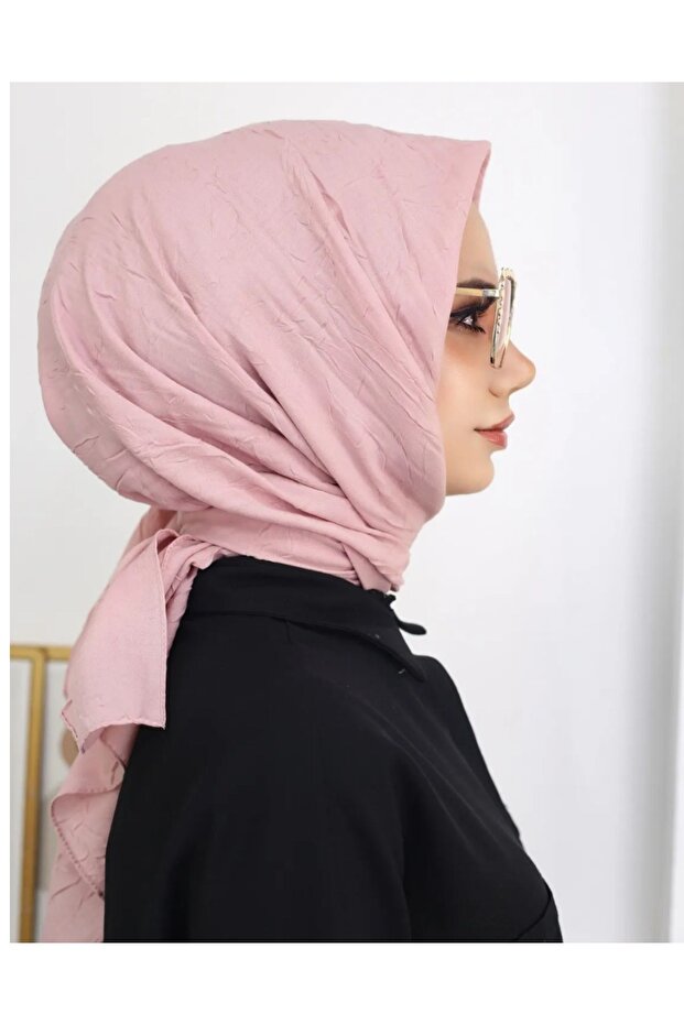 Tesettür Kadın Bambu Kraş Eşarp - 3