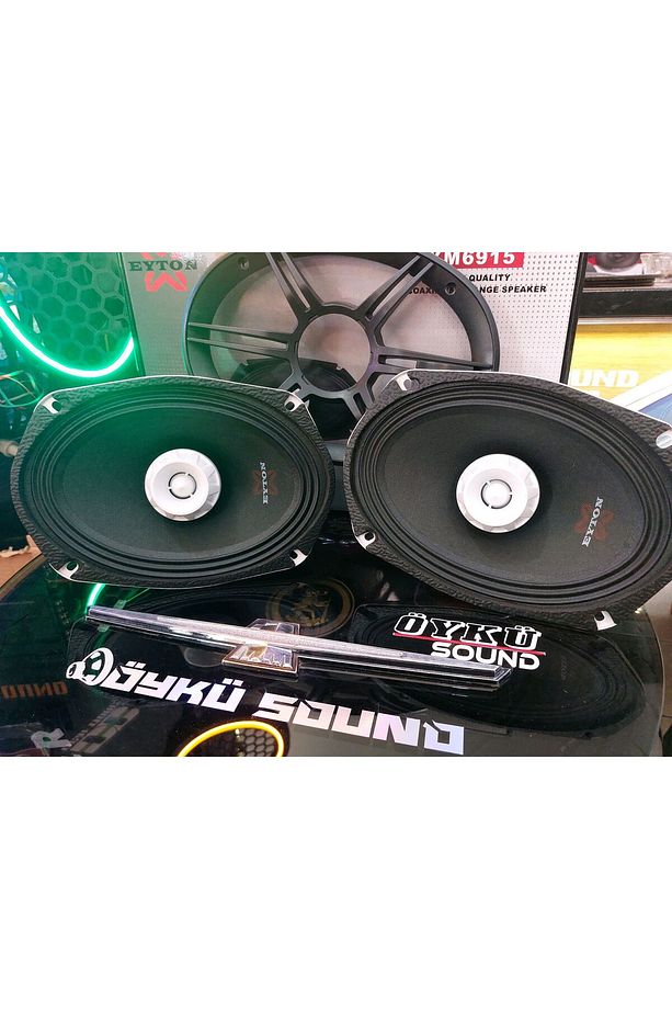 OVAL MİDRANGE KENDİNDEN TWETERLİ MODEL 6X9 85LİK - 4