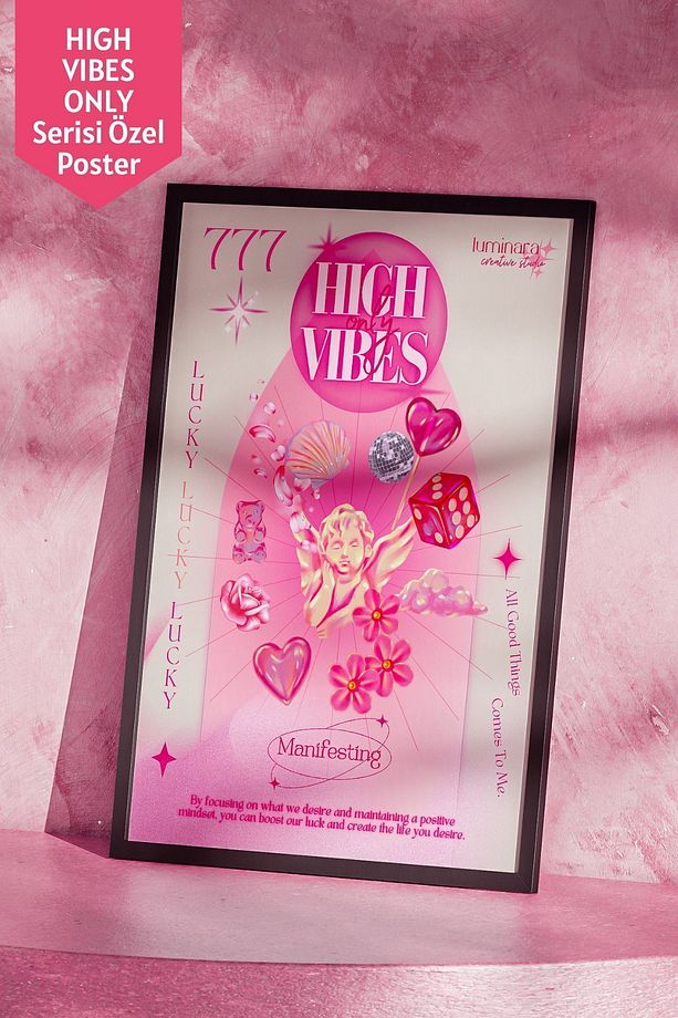 Luminara Studio X High Vibes Only 777 Poster - 3
