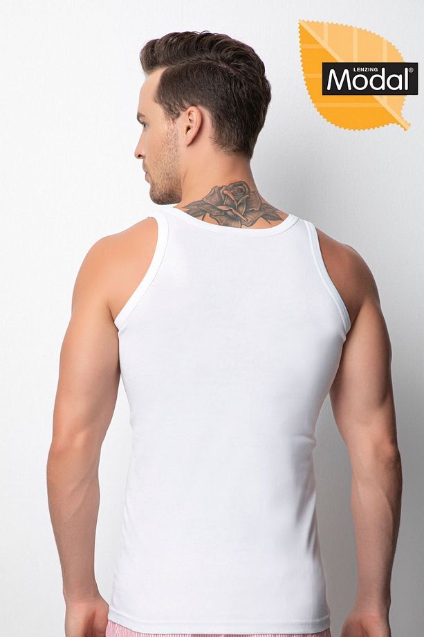 3'lü Paket Modal Erkek Atlet 2142 - 3