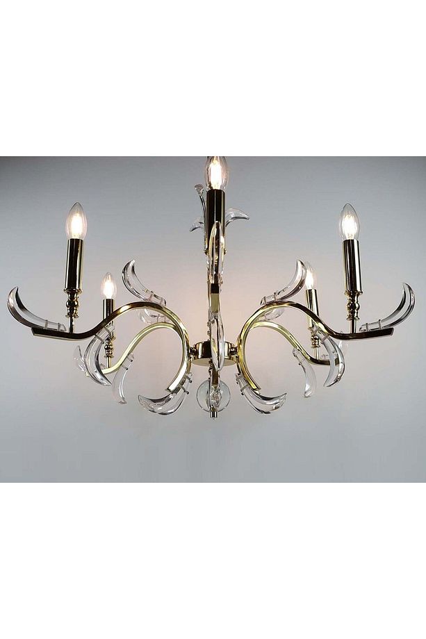 AVİZE 6 Lİ MODERN ,SALON,OTURMA,YATAK ODASI ALTIN SARI - 3